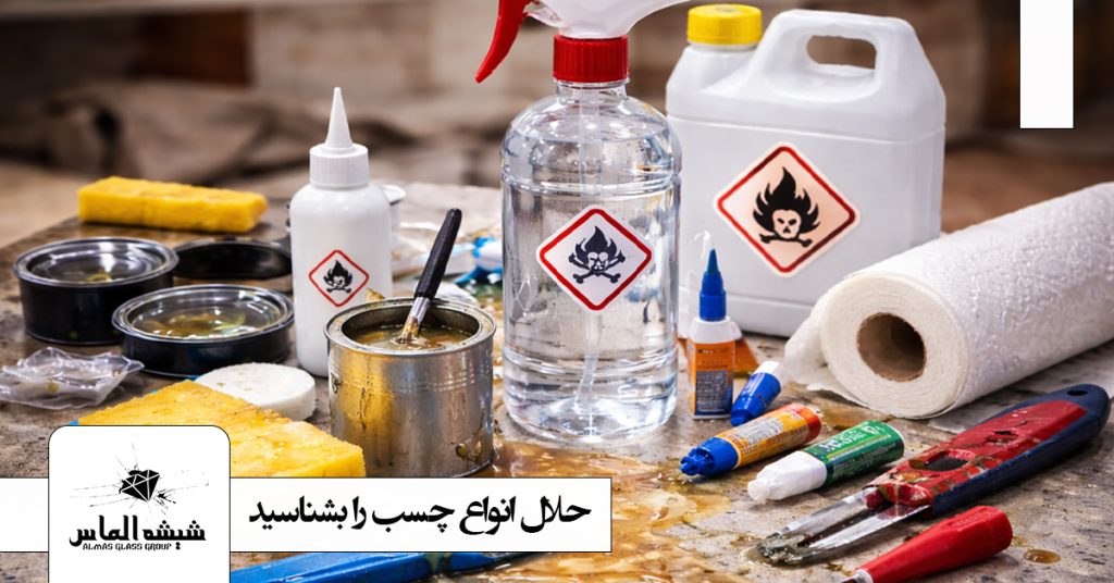 حلال انواع چسب